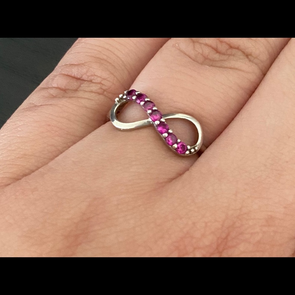 Infinity Ruby Ring - Picture 2 of 2